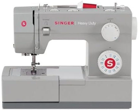 Singer Máquina de Coser Heavy Duty 4423, Motor Potente con Placa de Extensión y Pie Overlock CUCIREONLINE
