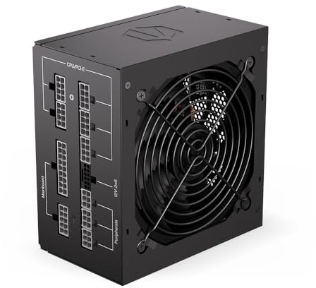 ENDORFY Supremo FM6 Gold 1000W, ATX 3.1 PC Netzteil, 80 Plus® Gold-Zertifizierung, Leiser Betrieb, Fluctus Lüfter mit FDB-Lager, 100% japanische Kondensatoren, Vollmodulares Kabelmanagement