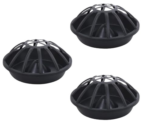 jojnsha 3PCS Comedero para Aves De Corral Diseño De 12 Orificios Bandeja De Alimentación para Prevención De Derrames para Pollos Patos Gansos Desperdicio De Alimentos Y Solución De Alimentación De