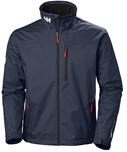Helly Hansen Men's Crew Midlayer Jacket, Navy, S