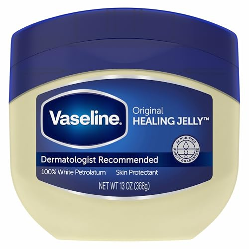 Vaseline Petroleum Jelly Original is clinically proven to help heal dry, damaged skin