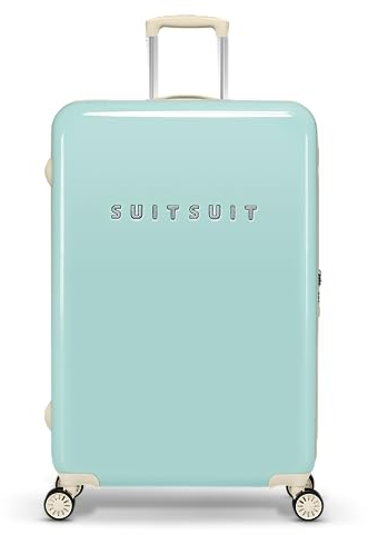 SUITSUIT Fabulous Fifties – Reisekoffer mit 4 Rollen – 76 cm – 94L – Mint Pastell