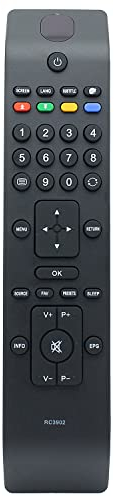 RC3902 Remote Control Replacement for Sharp LCD TV LC22D12E LC22LE22E LC32D12E LC40F22E