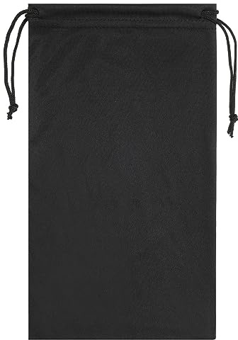 PATIKIL Esquí Gafas Bolsa, Microfibra Bolsa Protector Almacenamiento Estuche Funda con Cordón para Nieve Gafas, Cámara Lentes