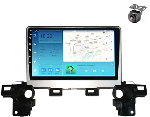 Android 13 Autoradio per Mazda CX5 CX-5 CX 5 2017 2018 2019 2 DIN Stereo Car Tablet Pollici Schermo MP5 Lettore Multimediale Receiver GPS con FM SWC QLED BT Carplay Android Auto (M400S 8core 4+64G)