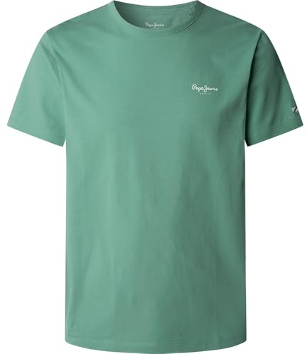 Pepe Jeans T-Shirt pour Homme, Vert Sauge, XL