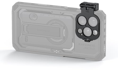 TILTA Khronos Adaptateur d'objectif fileté 17 mm pour iPhone 16 Pro/Pro Max - Noir TK-IP16-17LA-B