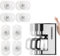 Qianyu Lot de 8 roulettes pivotantes autocollantes pour la cuisine - Pivotantes à 360° - Mini roulettes universelles - Poulie adhésive pour appareils de cuisine, poubelle, boîte de rangement, petits