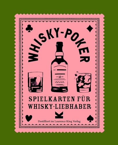 Whiskey-Poker. Spielkarten für Whiskey-Liebhaber: Spielkarten für Whisky-Liebhaber