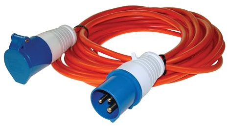 Maypole 25m 230V Caravan Site Extension Lead NCC Compliant, for Caravans, Motorhomes, Camping