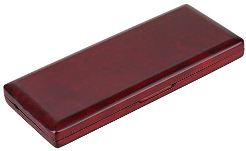 BQLZR Red Wood Bassoon Reed Box for 10 Reeds Hold or with Soft Velvet