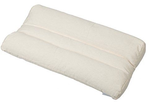 Handelsturm Ergonomisches Kopfkissen 50x30 Zervikales Kissen Konturkissen mit Füllung aus Buchweizen (Natur)