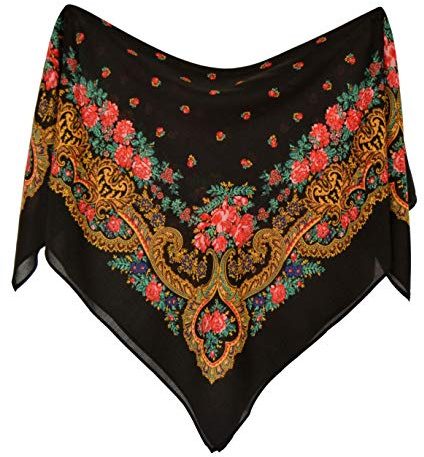 Traje Regional Pañuelo portugués negro - 65 x 65