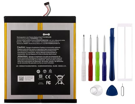 Swark Akku 58-000187 Kompatibel mit HD10 7th Gen Tablet SL056ZE 26S1015-A (11CP3/55/127-2), 2955C7 with Tools