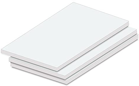 PRICARO Bloc de notas magnético A5 en blanco, 3 unidades