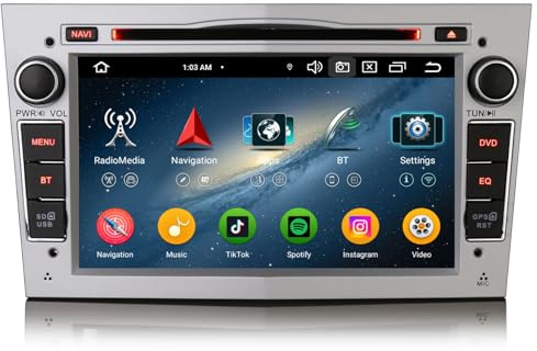 GONFEN 7 tums Android 13.0 DAB+ bilradio för Opel Astra H Corsa D Combo Meriva Vectra Zafira med GPS Navi CarPlay Android AUTO åttakärna 4 GB 64 GB DSP WiFi OBD2 DVB-T2 USB Bluetooth 5.0 DVR SWC TPMS