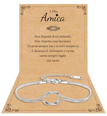 Cheerslife Regalo Amica Speciale Originale Braccialetti Amicizia