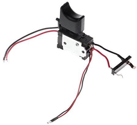 Interrupteur à bouton-poussoir pour perceuse électrique 7,2-24 V