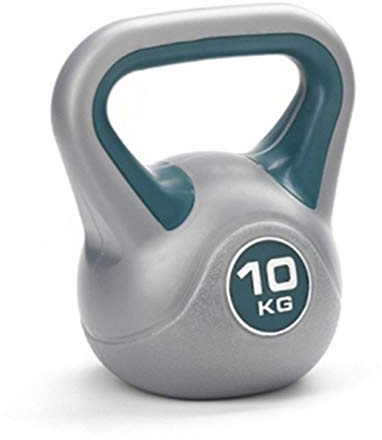 York Fitness Vinyl Kettlebell, Dark Green, 10kg