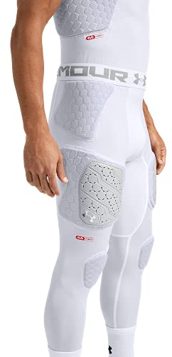 Under Armour Herren Ua1360105 Gameday Pro 7 Pad Tight, Weiss/opulenter Garten, Medium