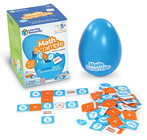 Learning Resources Jeu mathématique Méli-mélo des Maths à partir de 5 Ans, Reconnaissance des nombres, 1 à 4 Joueurs, à partir de 5 Ans