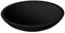 StoneArt Waschbecken Mineralguss Aufsatzwaschbecken Waschtisch Handwaschbecken Waschschale für Bad und GÄSTE WC LC116 38x38cm schwarz matt
