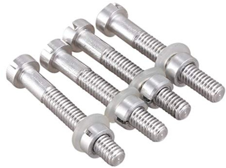 Lot de 4 vis de phonographe M2,5 x 18,5 mm pour tourne-disque vinyle