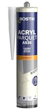 Bostik Joint Acryl Parquet – Beige – Mastic Colle Acrylique Spécial Parquet – Finition Pour Parquet et Sols Stratifiés – Séchage rapide – Ponçable & Compatible Tous Vernis – 300 ml