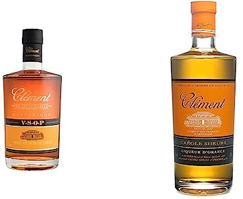 ClementClement Vieux Rhum Vsop - 700 ml & Clément Creole Shrubb, Rum aromatizzato all'arancia - 700 mlClément