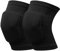 Volleyball Knieschoner,1 Paar Verdickung Anti-Kollision,Knieschoner Tanz Knieschoner Weich Knieschoner Hochelastische Herren Damen für Tanzen Basketball Tennis Laufen MTB Yoga (M)