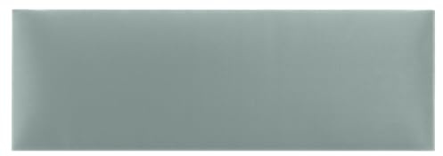 DecoNest Testiera Cuscino da parete decorazione da parete pannello acustico pannello da parete 3d lusso moderno imbottito 90 x 30 cm Colore menta