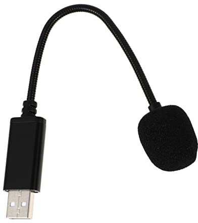 UPKOCH Microphone USB à Condensateur Flexible Col De Cygne pour Ordinateur Live Streaming Gaming