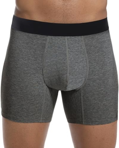 IRISMORII Men's Washable Incontinence Boxer Briefs Leak Proof 60ml 1 Pack