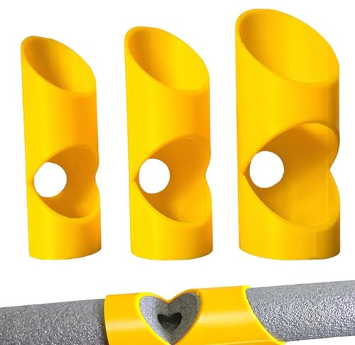 3 Stück Gehrungslade Rohrisolierung,Rohrisolierung Schablone,Rohrisolierung Schneidehilfe zur Isolierung Von Kupferrohren Mit 18mm,22mm Und 28mm Durchmesser (Gelb)