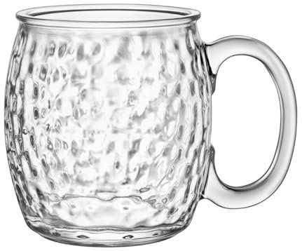 COSE DA CASA MOSCOW MULE cl54 Tazza bicchiere Mug Vetro con manico Bartender Cocktail Gin Tonic Fizz Margarita tropicali Jungle Bird tiki