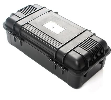 Heimvita Maleta de transporte resistente al agua, rígida, de espuma, color negro, Negro , GC-3, Duradera