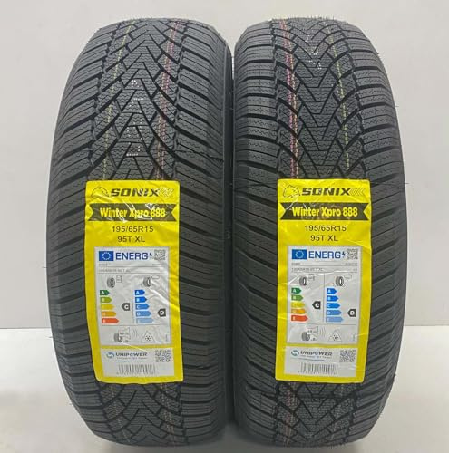 2 X 195 65 15 SONIXXPRO WINTER TYRES M+S (MUD & SNOW) 95T XL EXTRA LOAD195/65R15 TYRES 1956515