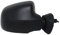 Alkar 6165594 Miroir convexe mécanique complet extérieur, Noir
