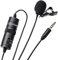 Boya BY-M1 Clip-On Microphone for DSLR Camera/Smartphone/Camcorder/Audio Recorders - Black