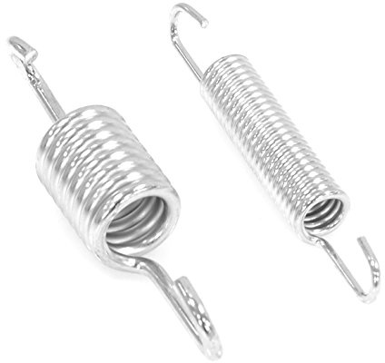 Buzzetti Par de Muelles para Caballte Central, Plata