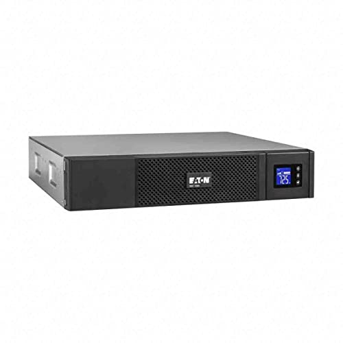 Eaton Onduleur 5SC 2200 IEC Tour/Rack 2U - Line-interactive UPS - 5SC2200IRT - Puissance 2000VA (8 prises IEC 10A + 1 prise IEC 16A) - AVR - Afficheur et Interface USB (cable USB inclus) - Noir