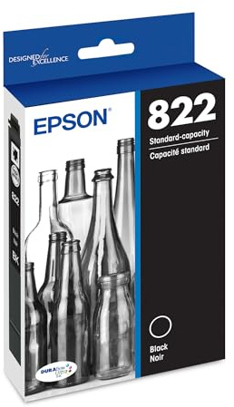 Epson 822 Genuine Standard Capacity Black Ink Cartridge T822120