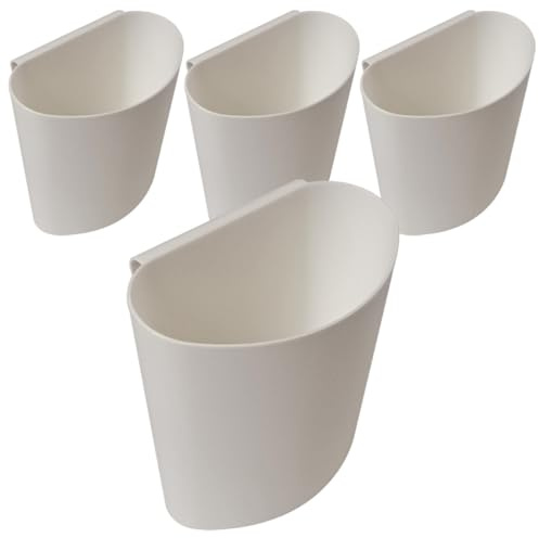 AOKWAWALIY 4pezzi Cestino Appeso Multifunzionale Contenitori Per Carrello Organizer Per Casa E Cucina Scomparto Salvaspazio Per Oggetti E Accessori Facile Da Installare E Riutilizzare