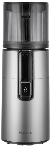 HUROM H400 | Spremiagrumi frutta e verdura | Slow Juicer | Hurom Easy Clean H400 | Vassoio tagliente | 150 Watt | Senza BPA | Grigio