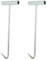 Wensmy 2Pcs Manhole Cover Hook T Meat Hooks Bacon Sausages BBQ Grilling Hook Lifters Versatile Cover T Hook Pull Hook Lifting Hooks Storm Drain Cover Tool Hook for Open Manhole Covers (30cm)