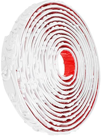 HOMSFOU borde autoadhesivo borde de papel tapiz autoadhesivo equipo Cinturón decorativo autoadhesivo Adhesivo para decoración de paredes moldura de esquina de pared autoadhesiva