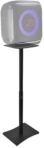 Xingsiyue Support Sol Robuste pour JBL PartyBox Encore/Encore 2/Encore Essential 2 — Pied réglable pour Enceinte Portable, Base Antidérapante — 1 pièce (Support Seul)