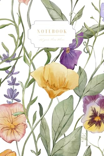 Wildflower Notebook: Pansy Edition: A notebook for Gentle Strength