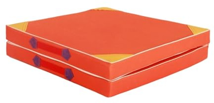 perfk Tapis de Gymnastique Pliable Épais avec Poignée Antidérapant En Oxford Mousse pour Exercices D'Aérobic Pilates Adapté à La Maison Enfants