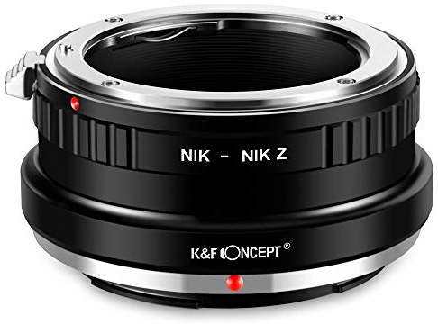 K&F Concept Lens Mount Adapter Compatible with Nikon F Mount Lens to Nikon Z Mount Camera Body